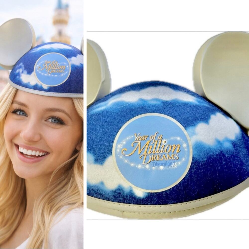 Disneyland Mickey Mouse Ear Hat | Year of a Million Dreams 2008 Vintage Disney